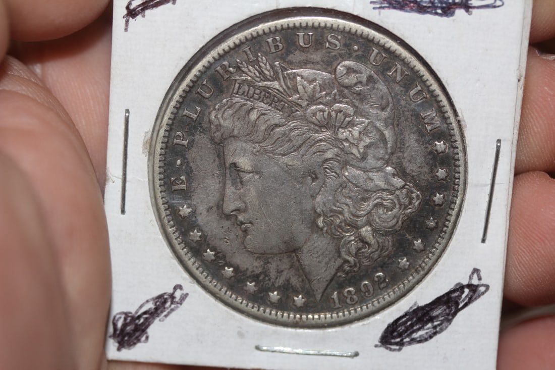 1892-O Morgan Silver Dollar: semi key date