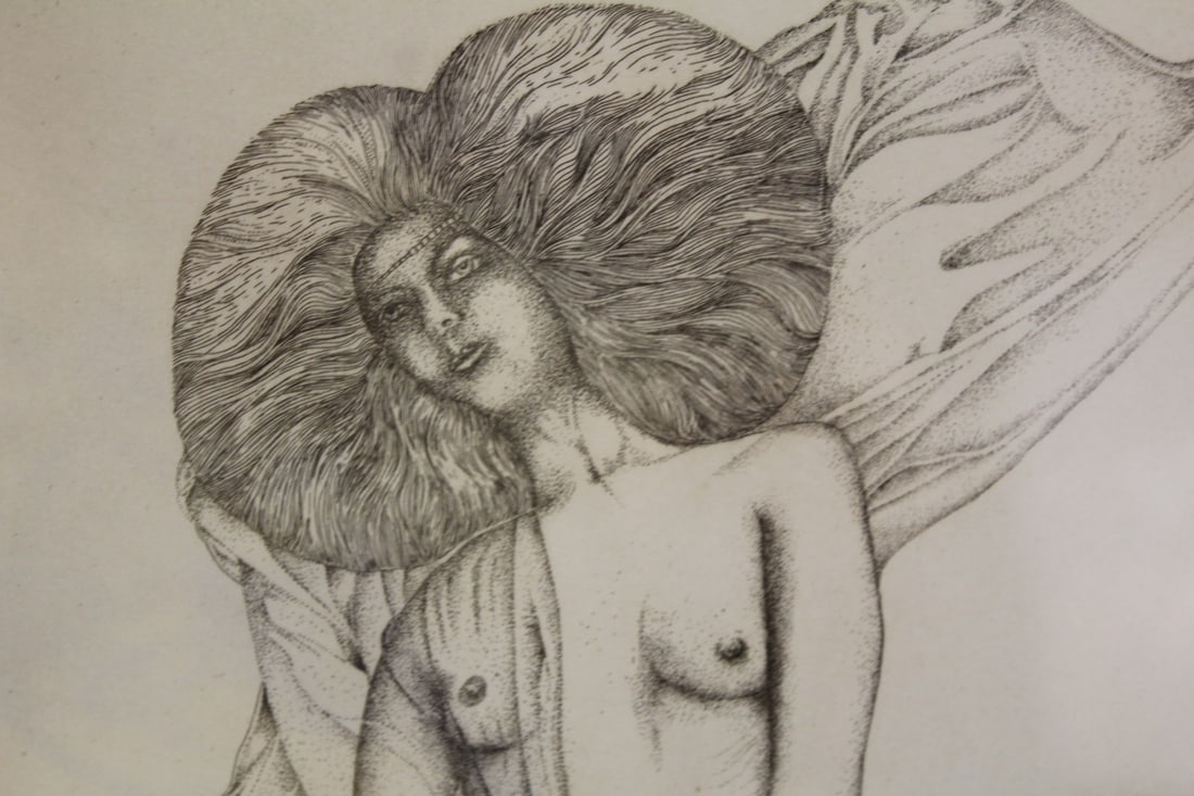 Surreal Nude Lithograph - 2