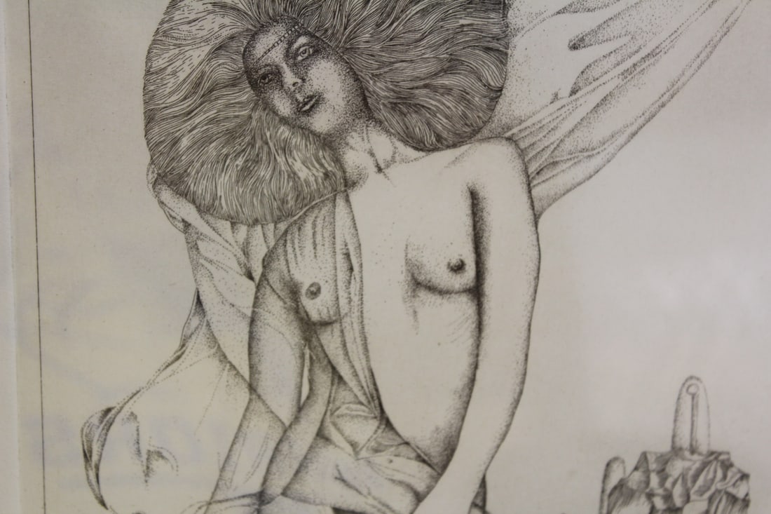 Surreal Nude Lithograph - 3