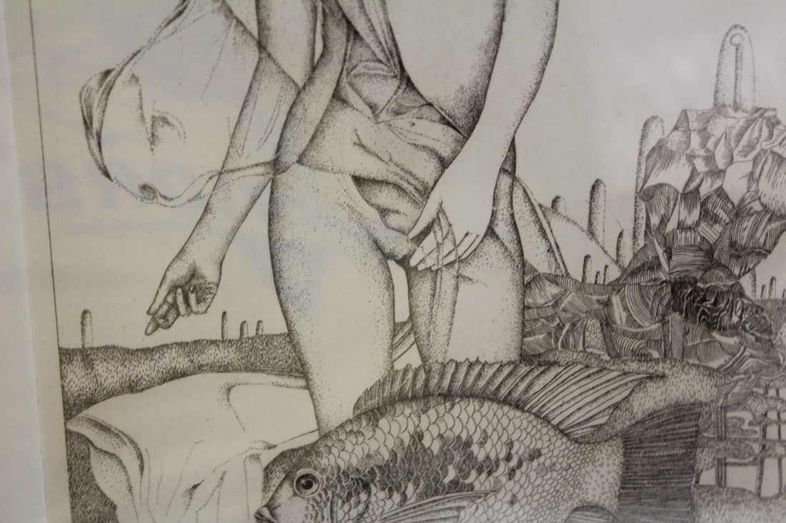 Surreal Nude Lithograph - 4