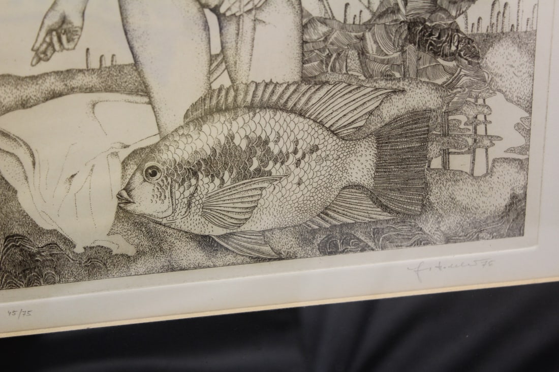 Surreal Nude Lithograph - 5