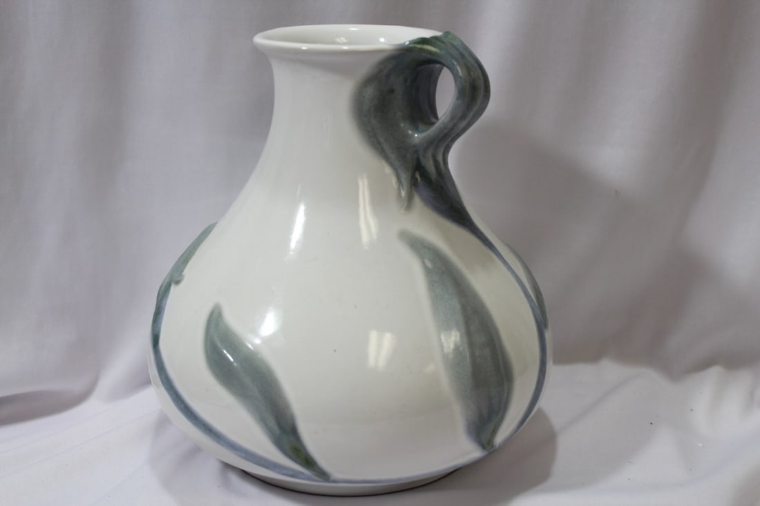 A Pottery Jug: made in West Germany - 8 3/4" tall