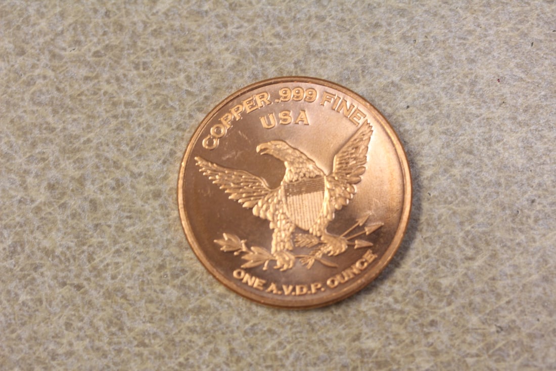 One Ounce Copper Round - 2