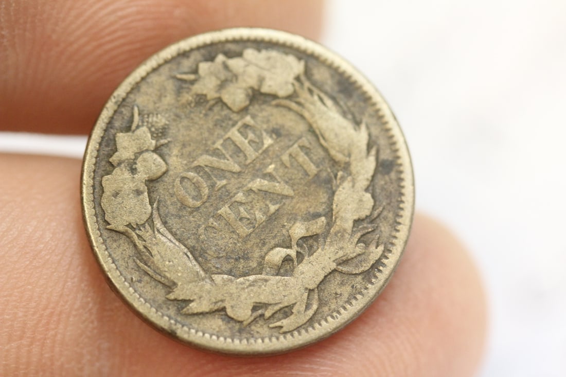 1857 Flying Eagle Cent - 2