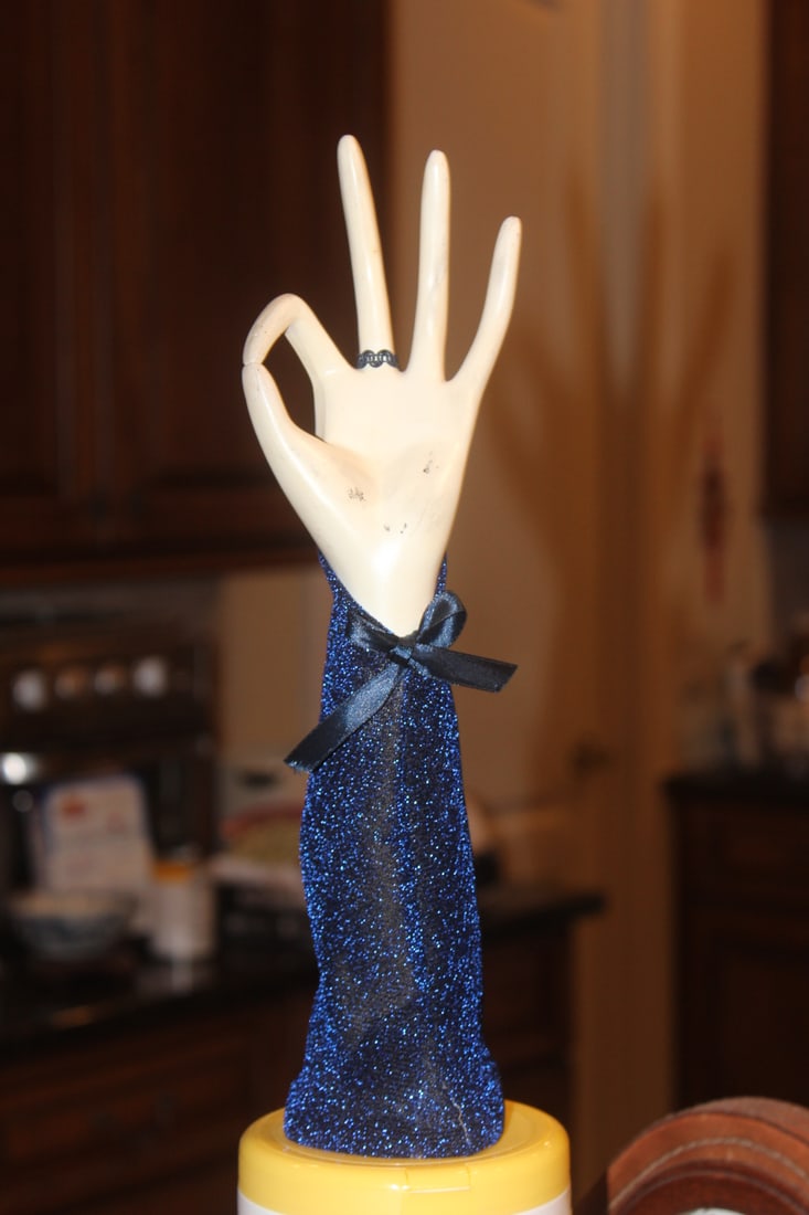 Vintage Hand: made out of resin - 12 1/2" tall