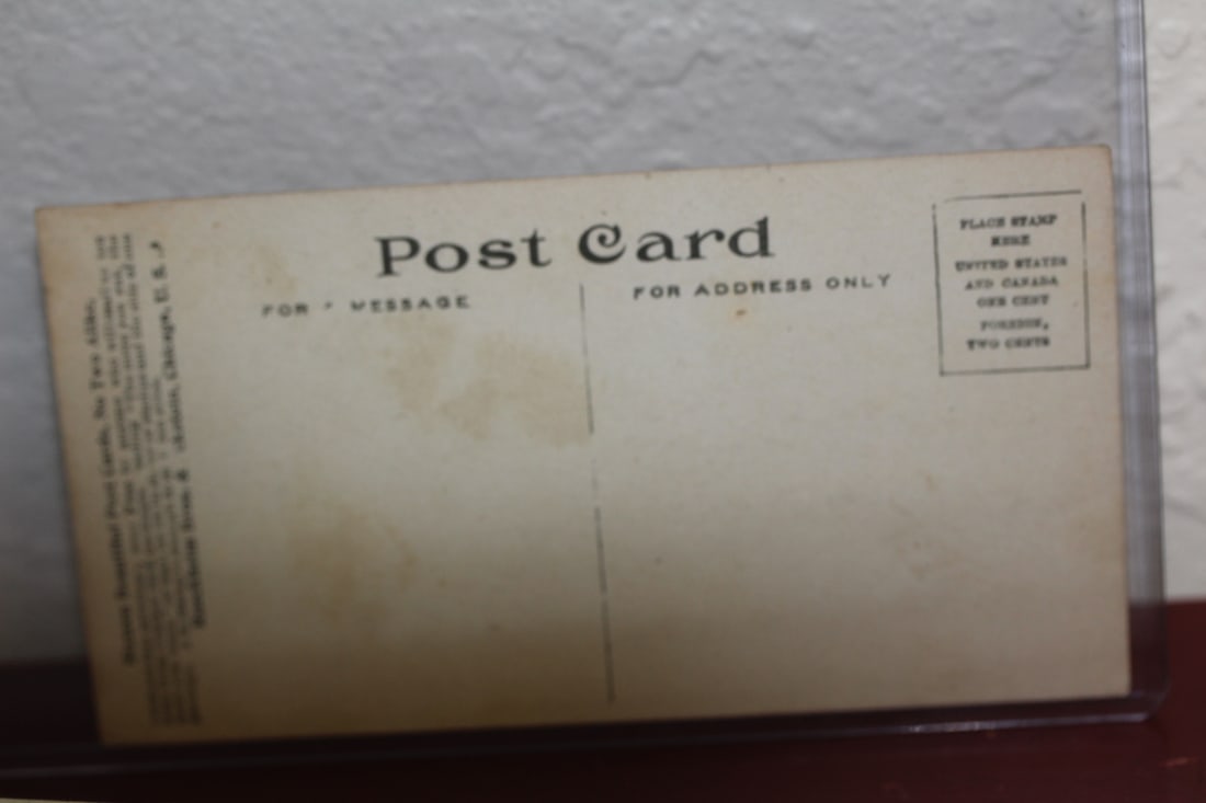 1907 Cracker Jack Bear Postcard - 2