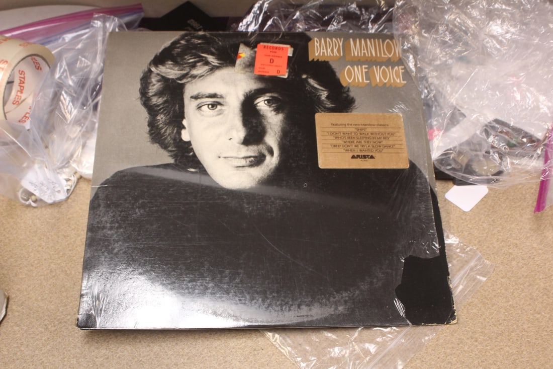 Barry Manilow One Voice LP: as shown