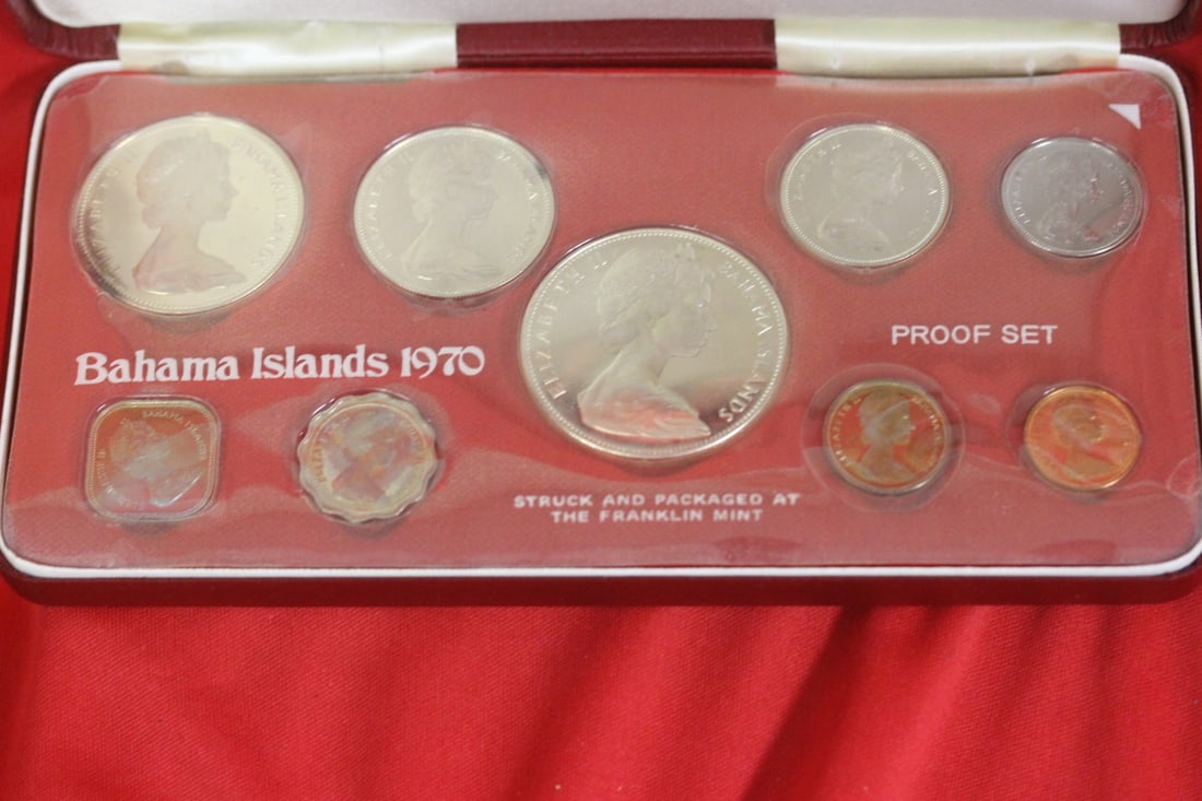 A 1970 Bahama Islands Proof Set: silver