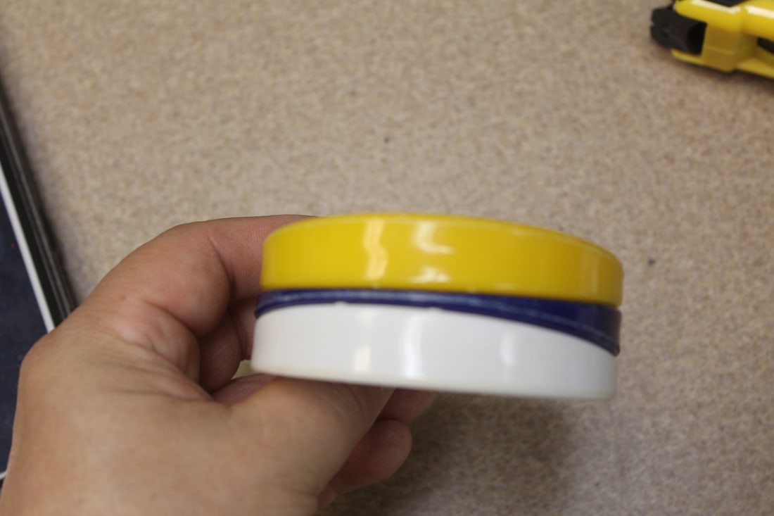 Retro Space Era Bangle Bracelet: lucite or bakelite or plastic - 1950's - inside diameter= 2 3/8" - very stylish