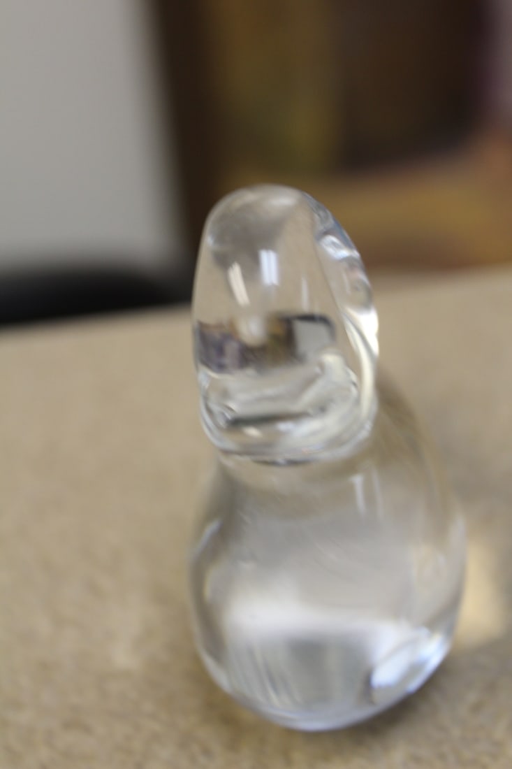 Signed Crystal Duck - 2
