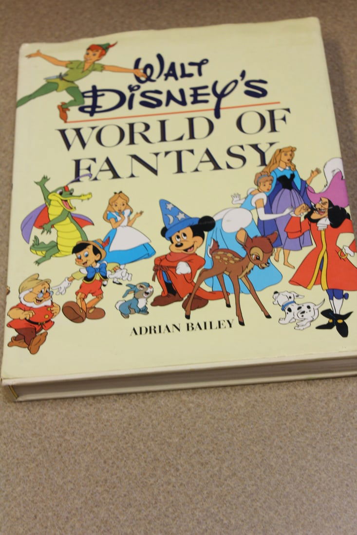 Walt Disney's World of Fantasy Hardcover Book: by Adrian Bailey