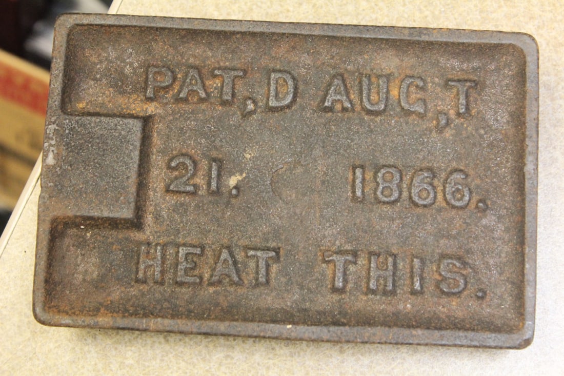 Cast Iron 1866 Press: 6" across