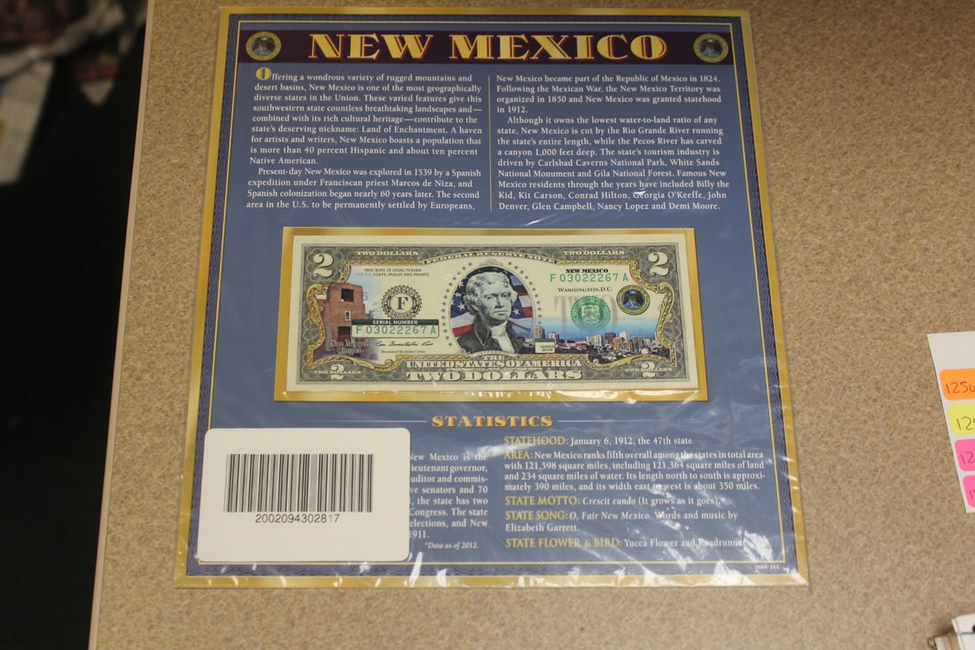 Lot of 2 $2.00 Note: with write-ups