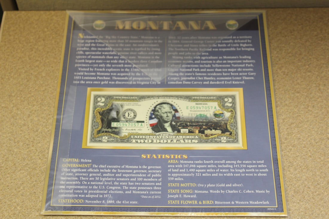 Lot of 2 $2.00 Note: with write-ups