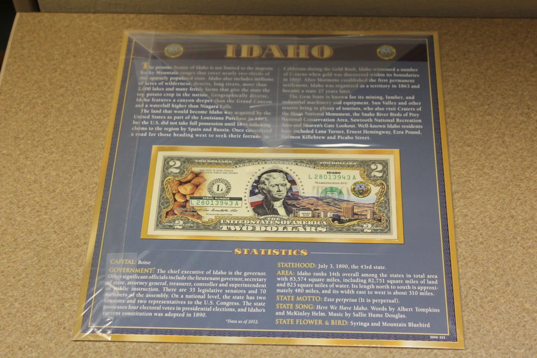 Lot of 2 $2.00 Note: with write-ups