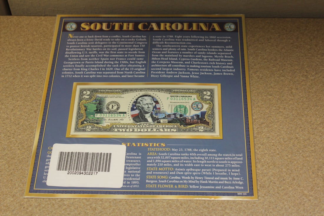 Lot of 2 $2.00 Note (1 of 4)