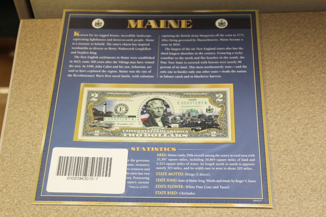 Lot of 2 $2.00 Note: with write-ups