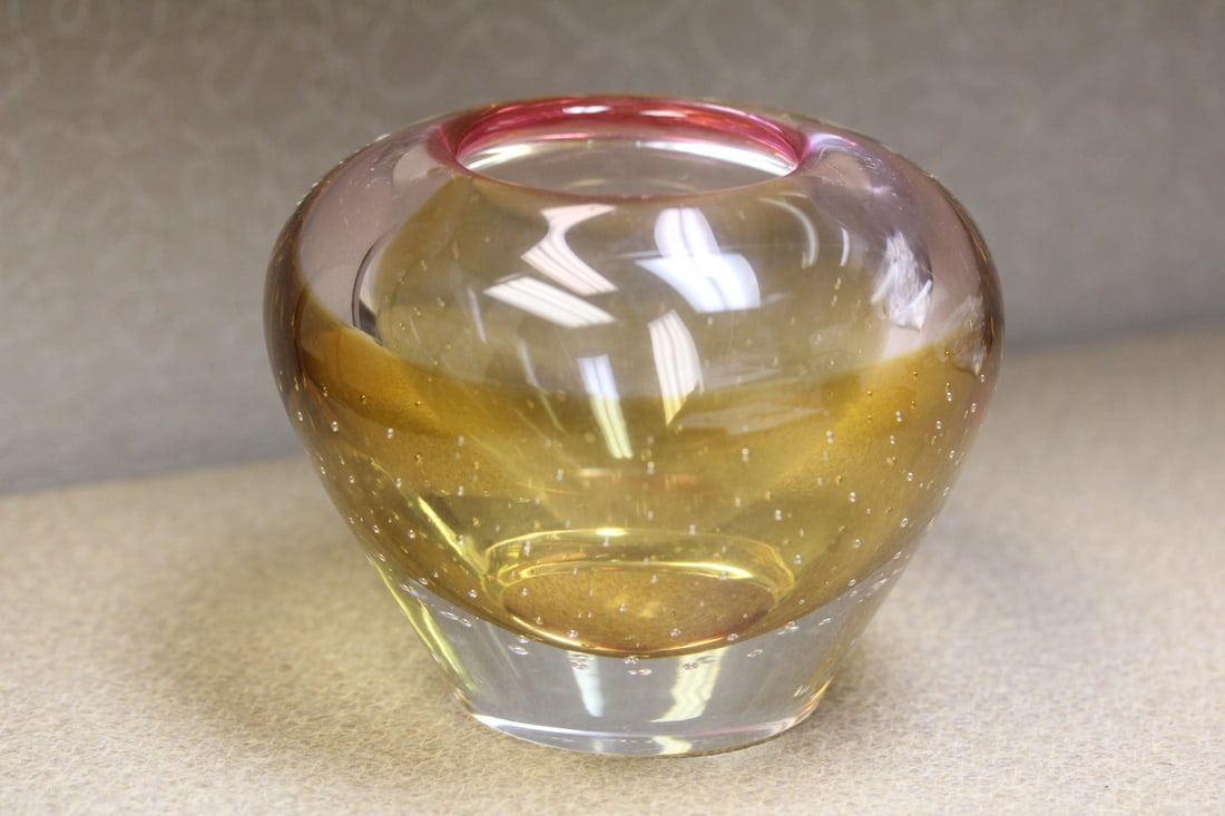 Evolution by Waterford Artglass Vase: 4 inches tall