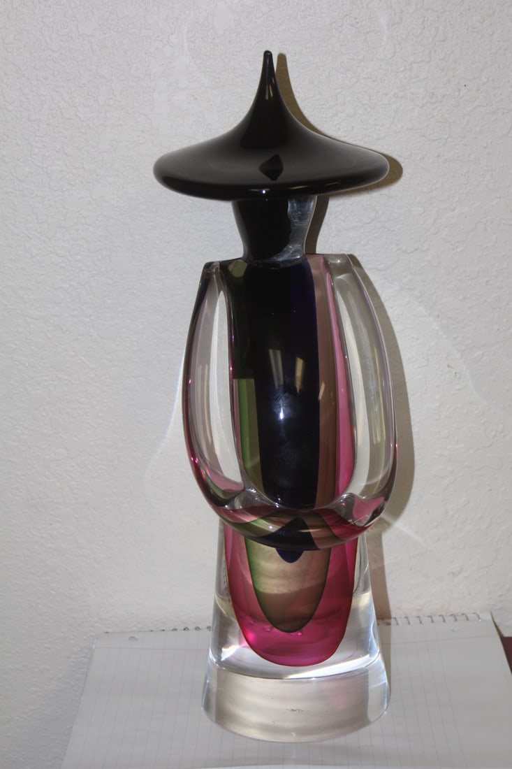 Mid Century Modern Murano Asian Figure (1 of 5)