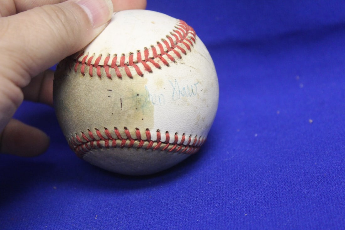 Signed Baseball: as shown