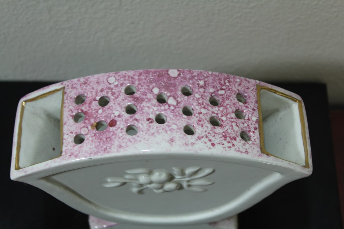 A Ceramic Flower Frog/Vase - 3