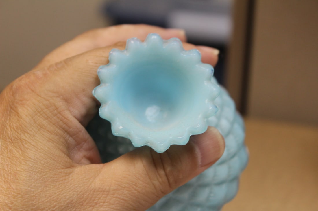 Covered Glass Dish - 5