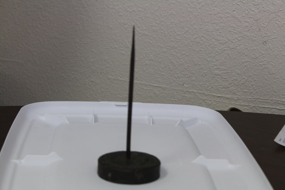 A Bensdorp Holland Receipt Holder: Bronze/Metal - unusual advertisement - 6 3/4" tall