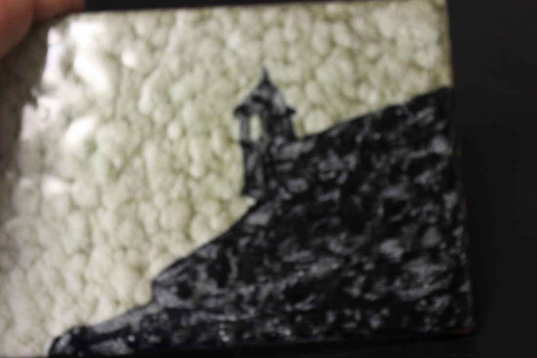 A Hand Painted Tile - 3