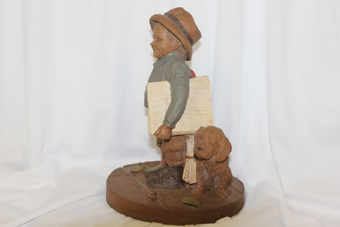 A Signed Tom Clark Newspaper Boy - 5