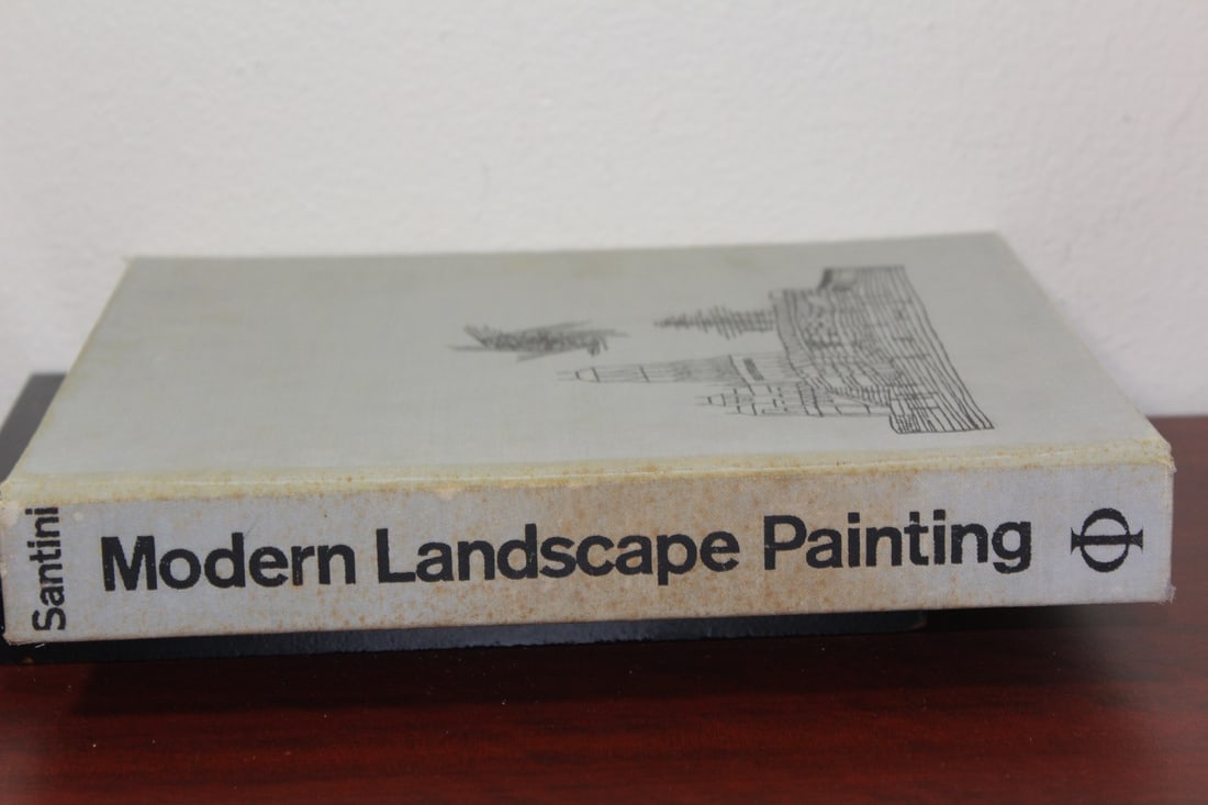 Book - A Modern Landscape Painting: by Santini - first edition- hardcover book