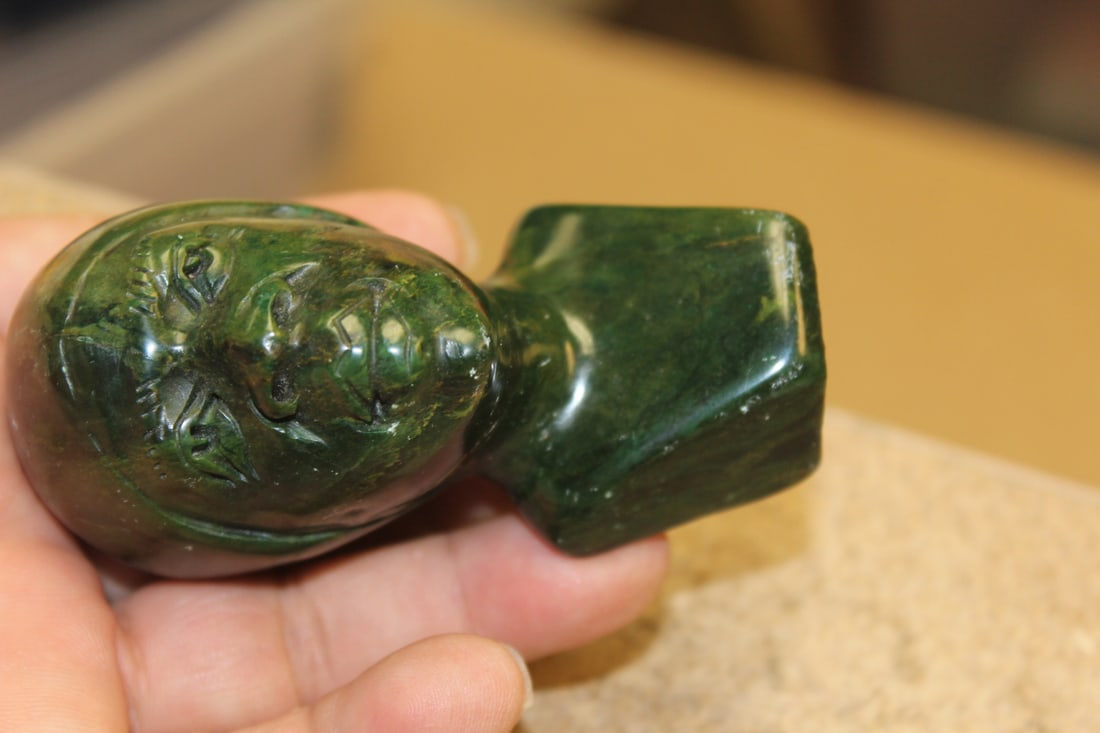 Jade or Hardstone Small Bust - 2