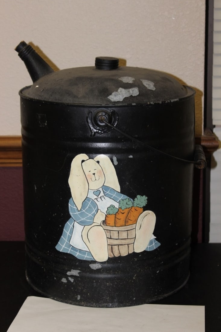 A Vintage Can: 15 1/2" tall