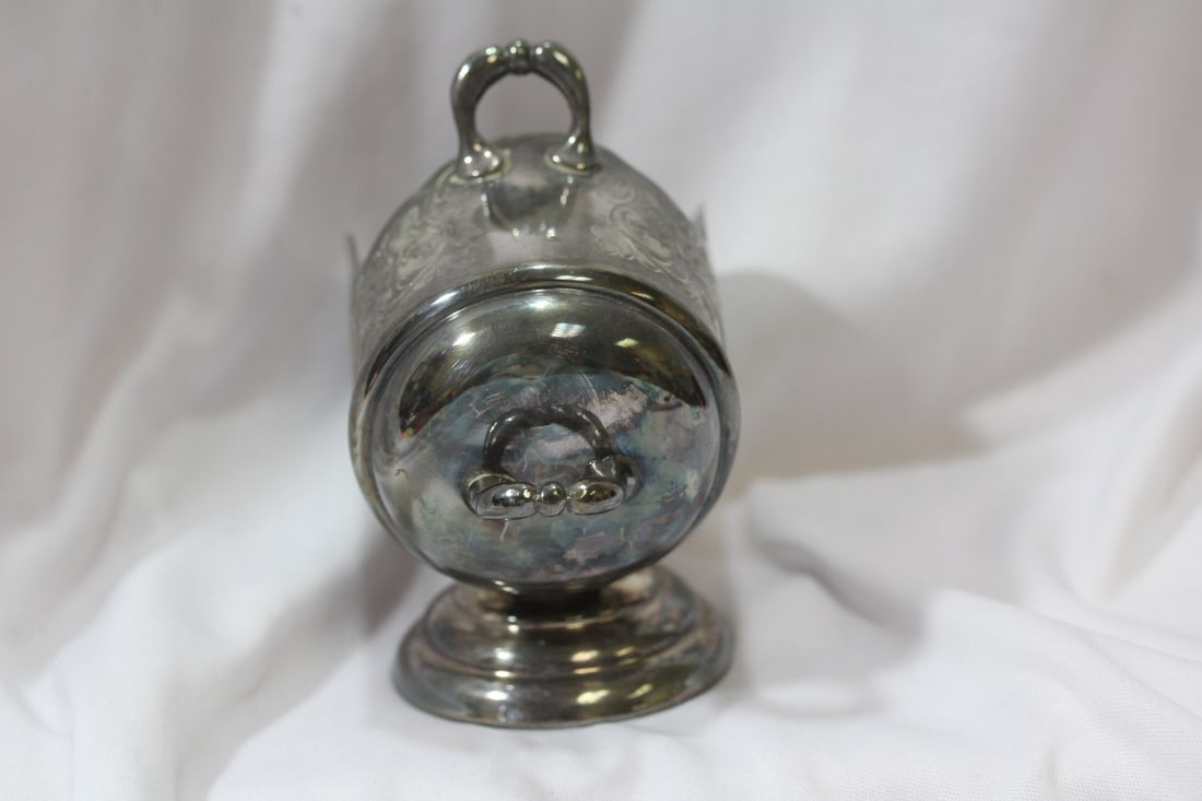 An Ornate Silverplated Container - 4