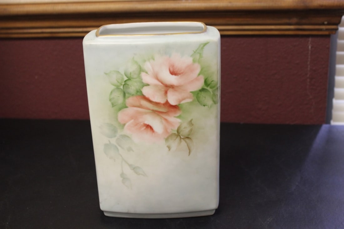 A Signed West Germany Rectangular Vase - 3