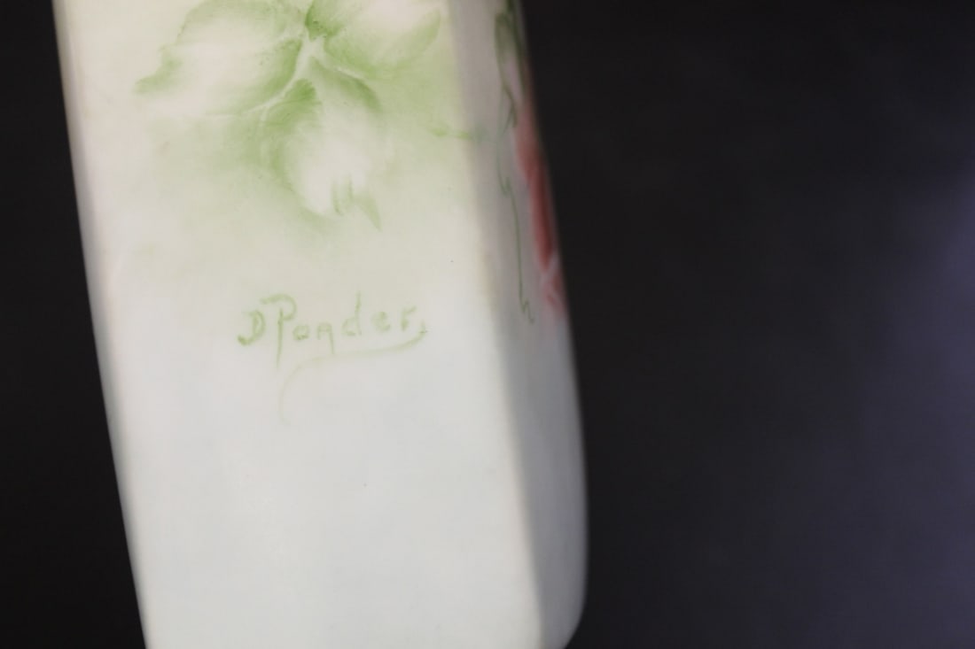 A Signed West Germany Rectangular Vase - 5