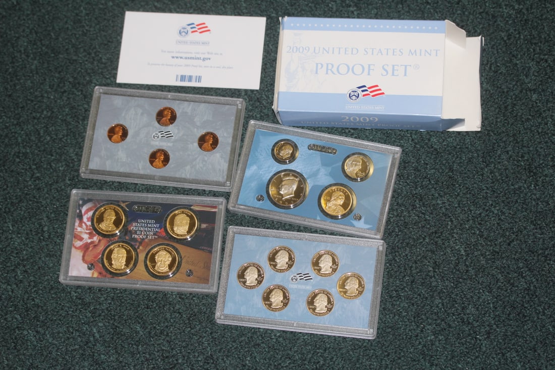 2009 US Mint Proof Set: 18-coins set