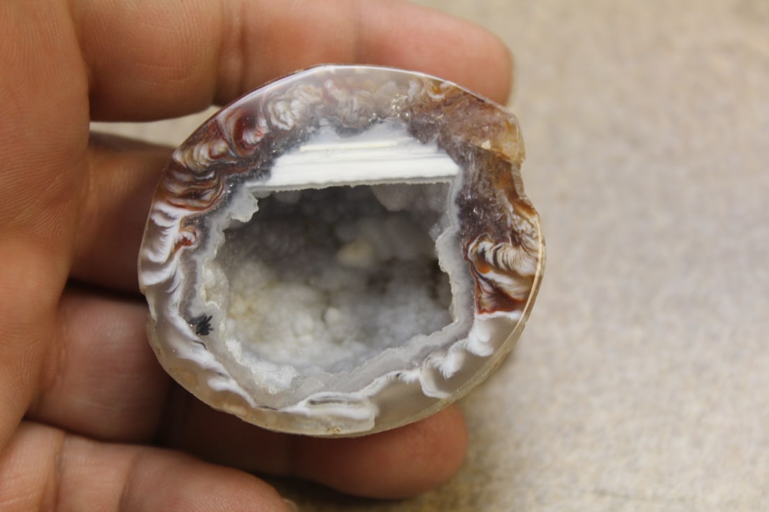 Small Geo Gemstone: 2 1/8" in diameter