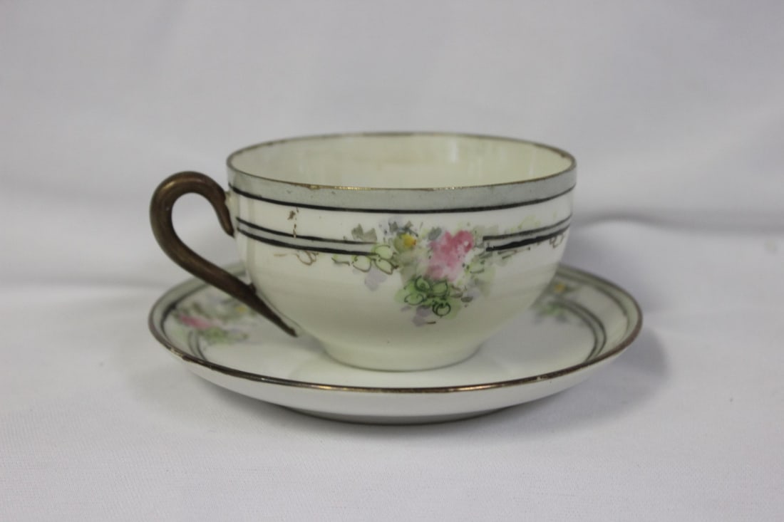 A Cup and Saucer: saucer= 4 1/2" in diameter