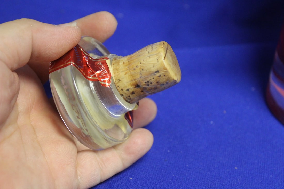 A Ruby Red Artglass Decanter - 2