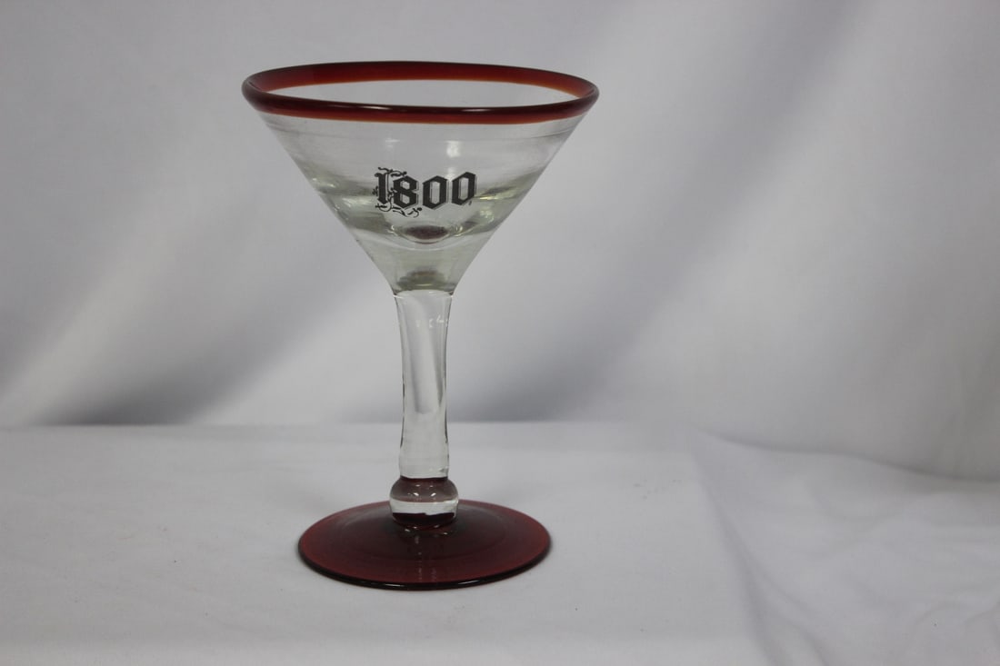 A Ruby Red Stem Cup: 5 5/8" tall