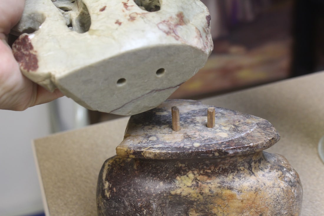 Large Soap Stone Mountain Scene - 5