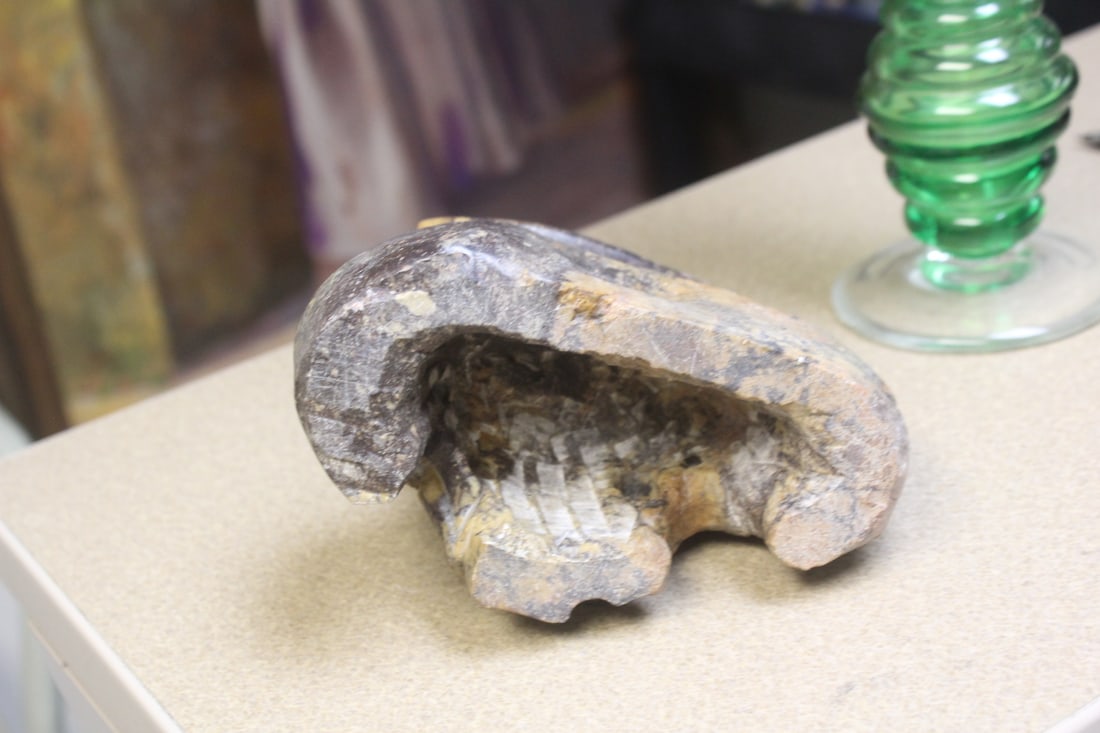 Large Soap Stone Mountain Scene - 6