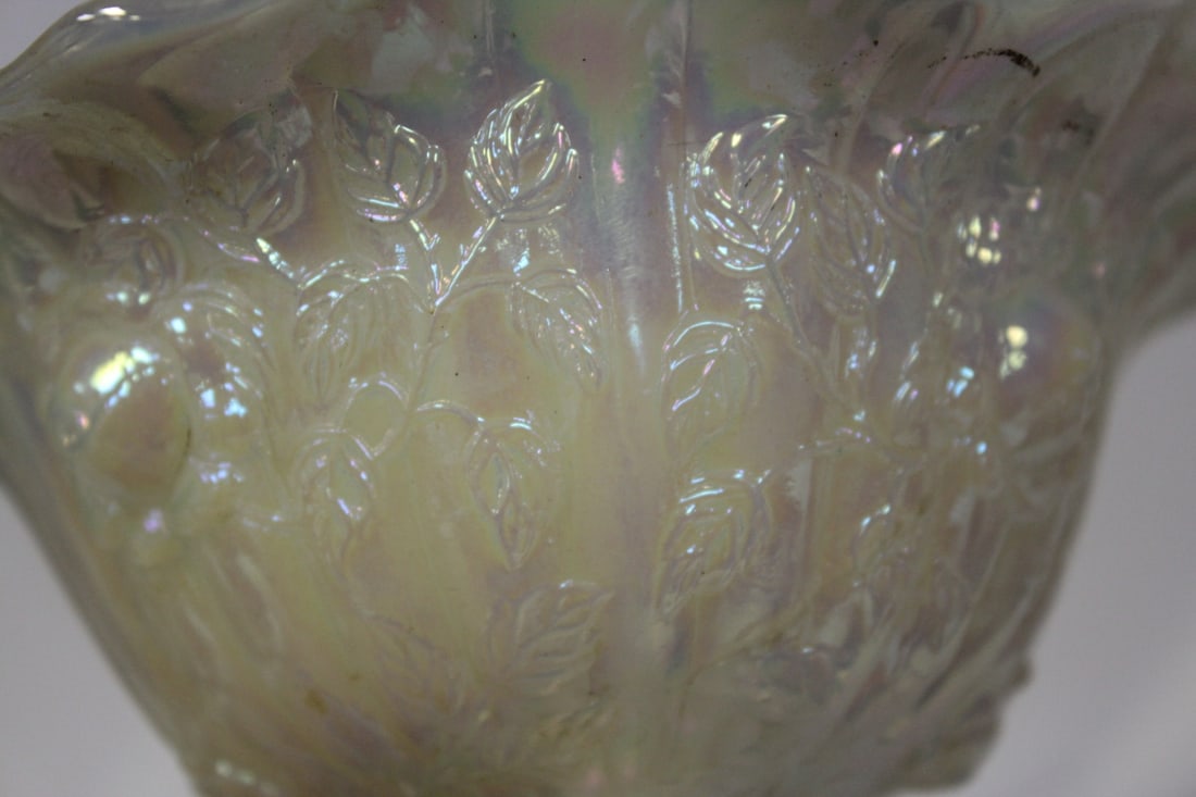 A Luster Glass Compote - 5
