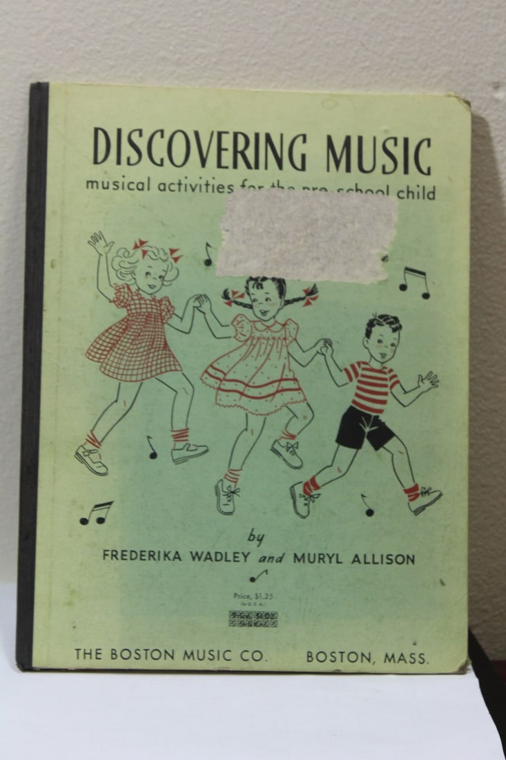Hardcover Book - Discovering Music: as shown