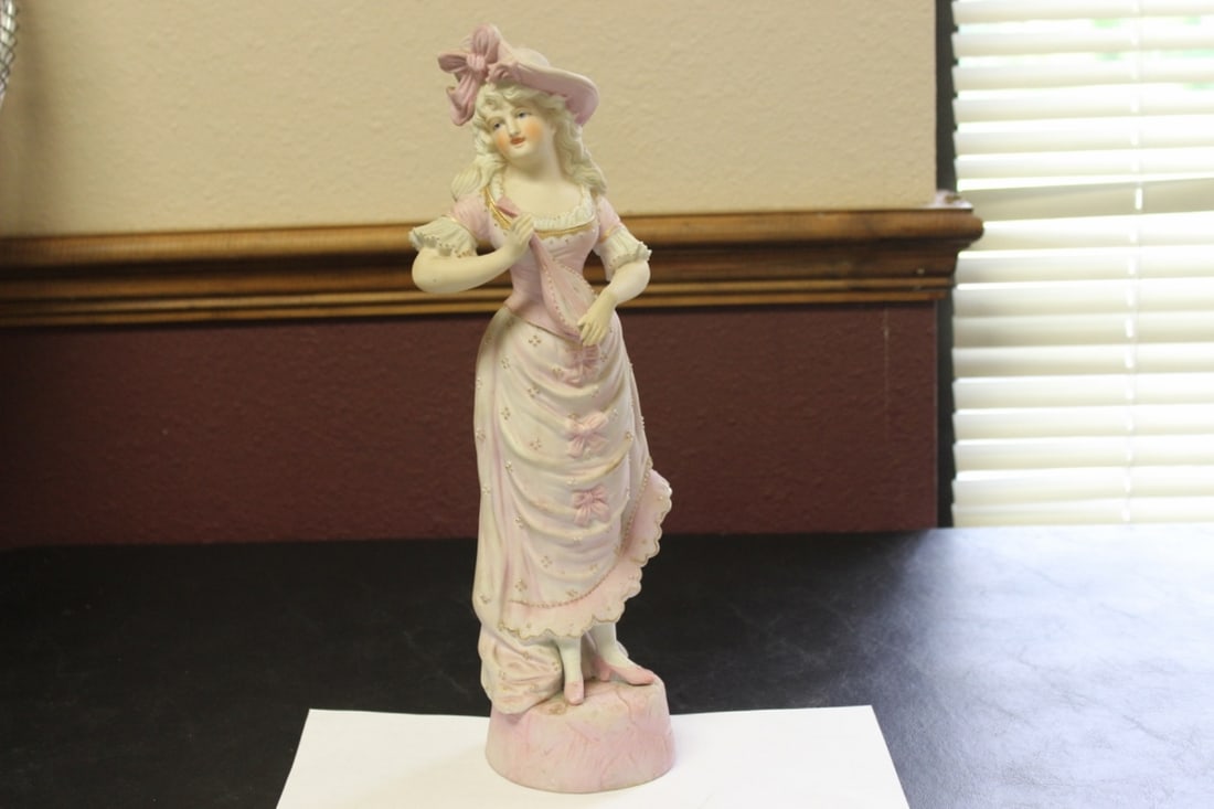 A German Bisque Figure: 13 3/4" tall - 19th / 20th Century - Antique