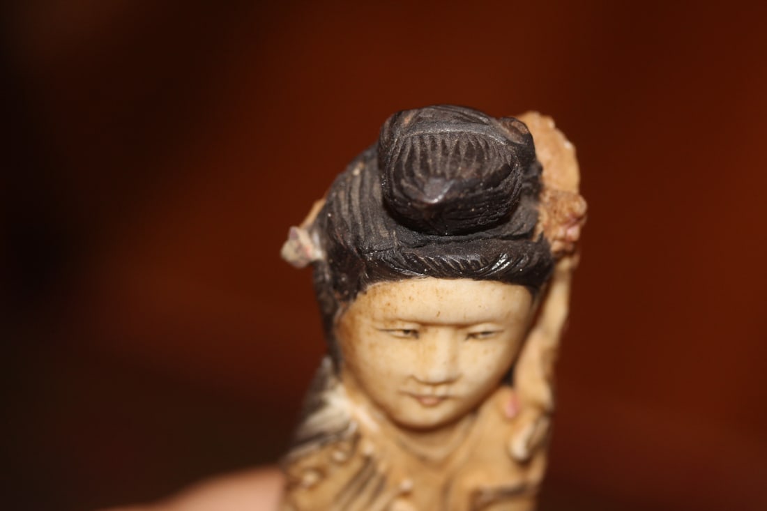 Chinese Bone Figurine - 5