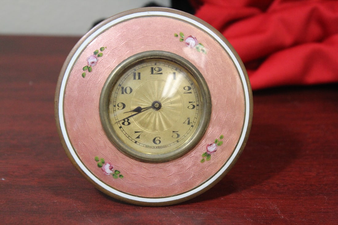A German Guilloche Antique Clock (1 of 4)