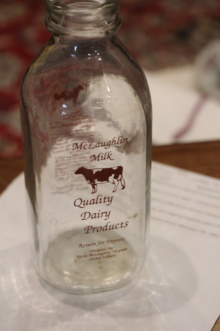McLaughlin Milk Bottle - 2