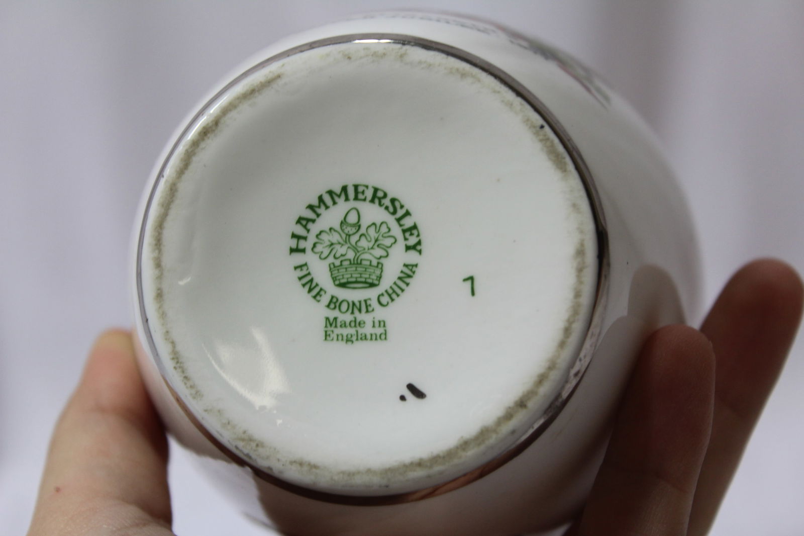 A Bone China Hammersley Jar - 6