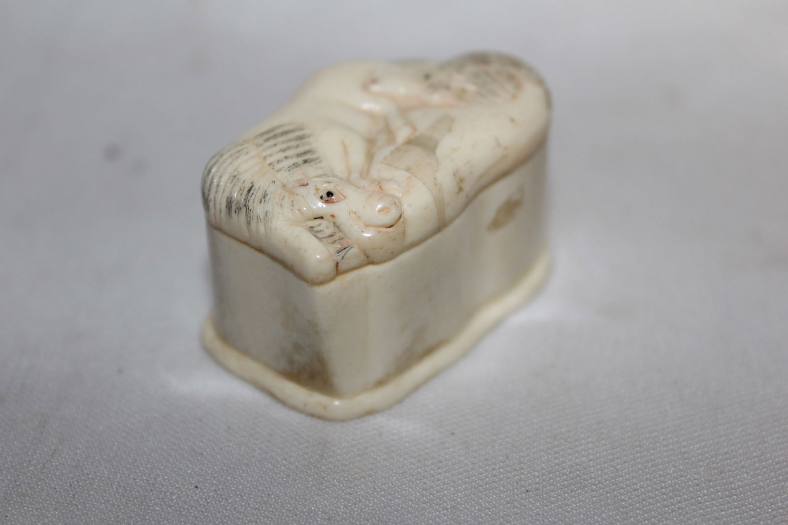 A Signed Japanese Bone Box - 2